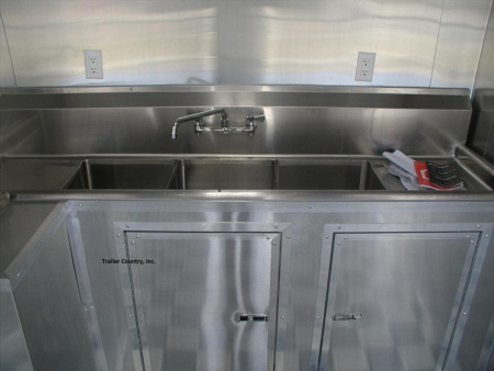 New 2026 NEW 7 x 20 Enclosed Concession READY FOR CUSTOMIZATION w/6FT porch