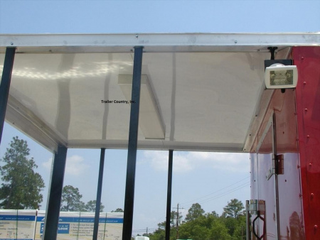 New 2026 NEW 7 x 20 Enclosed Concession READY FOR CUSTOMIZATION w/6FT porch