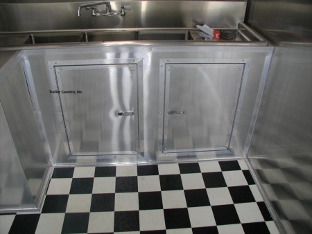 New 2026 NEW 7 x 20 Enclosed Concession READY FOR CUSTOMIZATION w/6FT porch