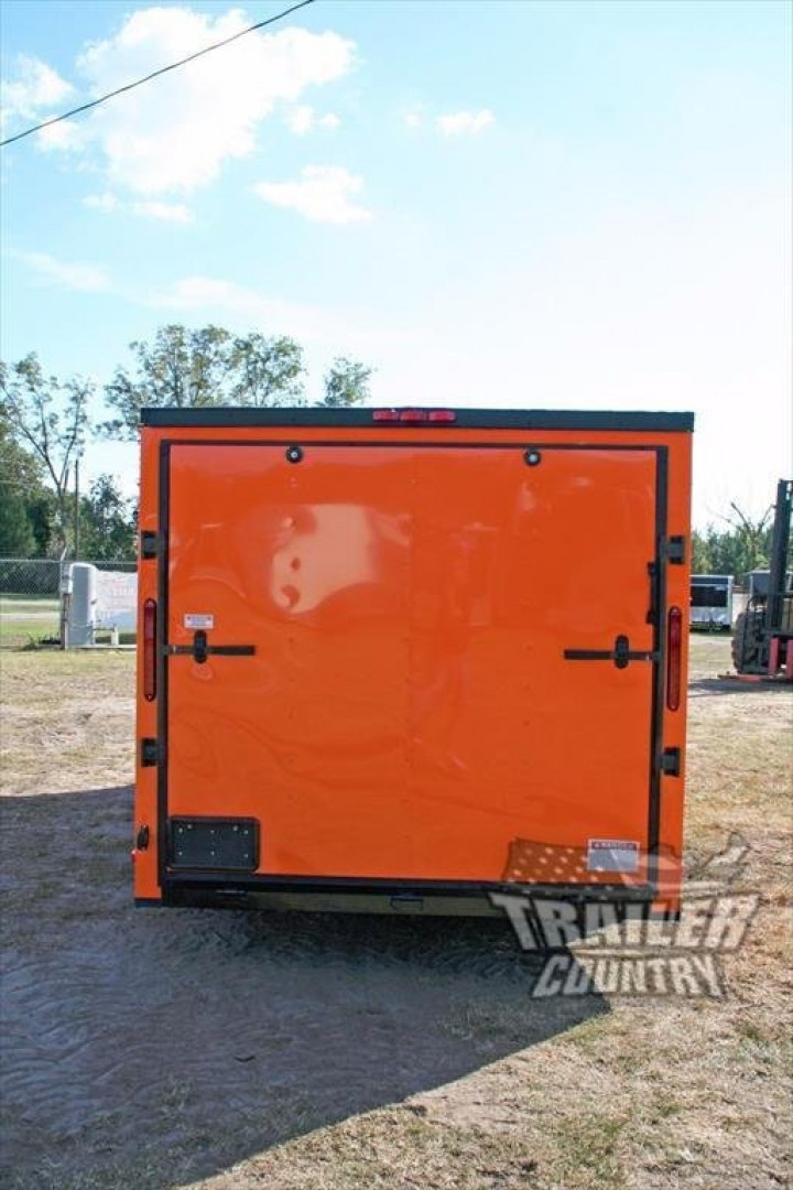 New 2026 NEW 7 X 16 Tandem Axle, Enclosed Motorcycle Cargo Trailer w/BLACKOUT Pkg