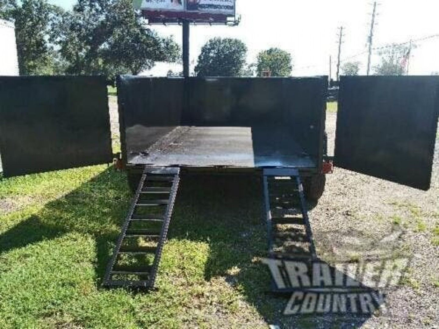 New NEW Model 7'x16' Tandem Axle, Hydraulic Dump Trailer w/ 36" High Sides