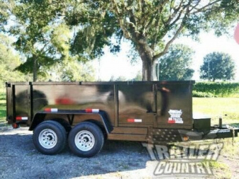 New NEW Model 7'x16' Tandem Axle, Hydraulic Dump Trailer w/ 36" High Sides