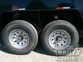 New NEW Model 7'x16' Tandem Axle, Hydraulic Dump Trailer w/ 36" High Sides
