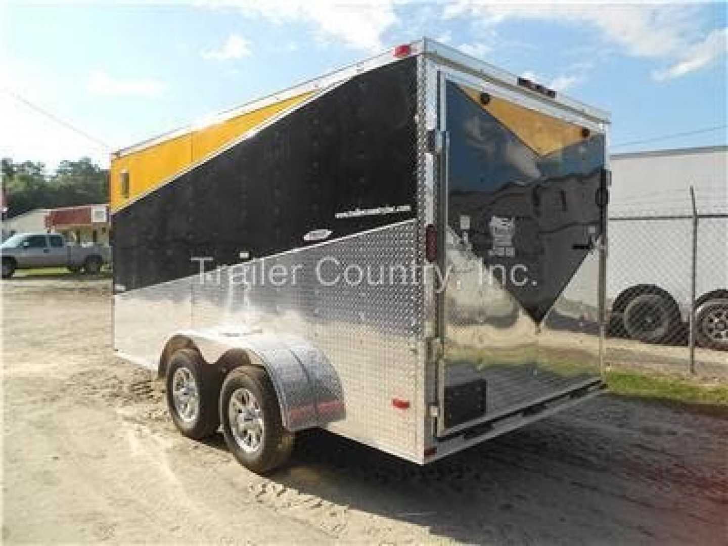 New NEW 7 x 14 Motorcycle, Landscape, ATV 4-Wheeler, Cargo Trlr, Slanted Color PKG