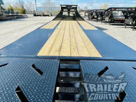 New 2026 NEW 8.5' x 25'Heavy Duty GN 12Ton Heavy Eq Hauler Deckover Trailer. Rampage Ramps