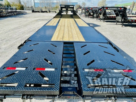 New 2026 NEW 8.5' x 25'Heavy Duty GN 12Ton Heavy Eq Hauler Deckover Trailer. Rampage Ramps