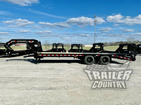New 2026 NEW 8.5' x 25'Heavy Duty GN 12Ton Heavy Eq Hauler Deckover Trailer. Rampage Ramps