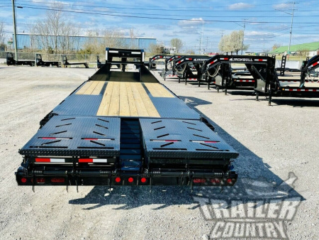 New 2026 NEW 8.5' x 25'Heavy Duty GN 12Ton Heavy Eq Hauler Deckover Trailer. Rampage Ramps