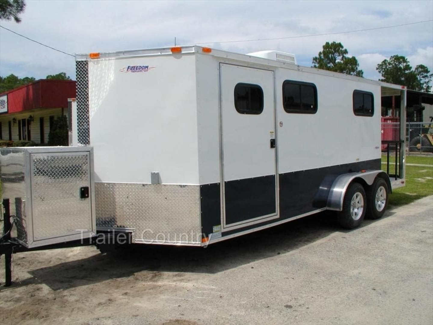 New NEW 7 X 14 + 4' Open Porch  TAIL GATE CONCESSION TRAILER LOADED W/ OPTIONS
