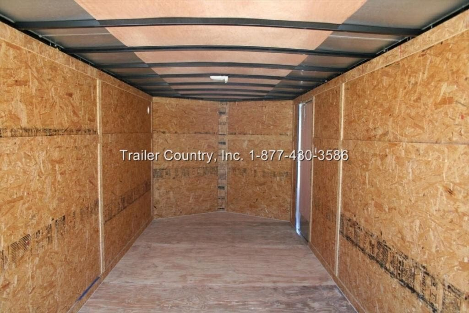 New Brand New 7 X 16 Tandem Axle, V-Nosed Enclosed Motorcycle Cargo Trailer