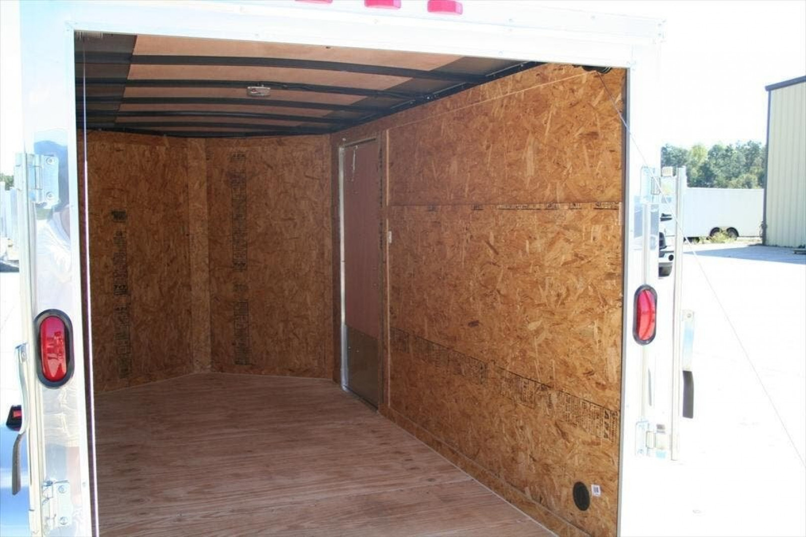 New 2026 Brand New All American Series 6x12 Single Axle, V-Nosed Enclosed Trailer Loaded