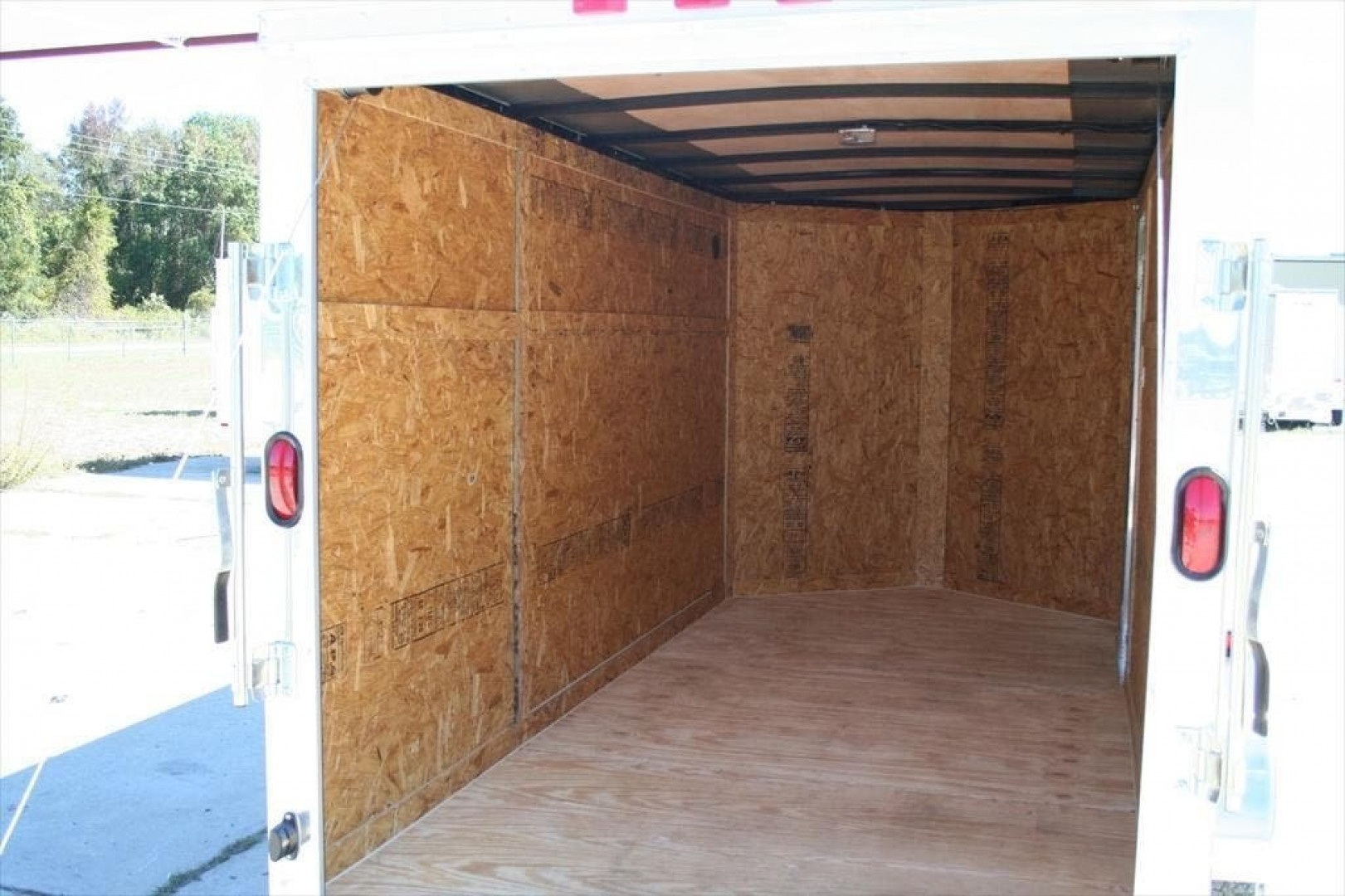 New 2026 Brand New All American Series 6x12 Single Axle, V-Nosed Enclosed Trailer Loaded