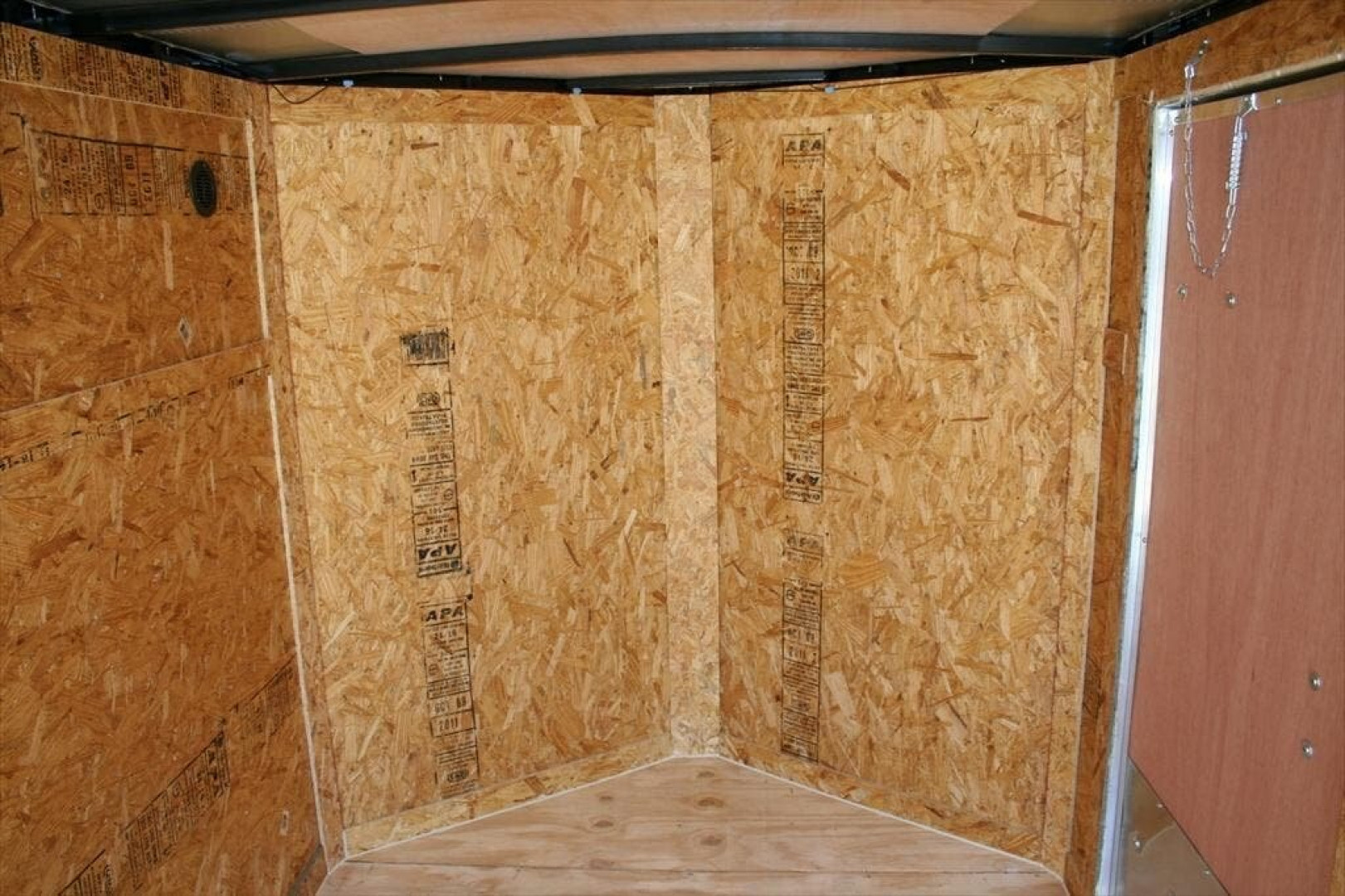 New 2026 Brand New All American Series 6x12 Single Axle, V-Nosed Enclosed Trailer Loaded
