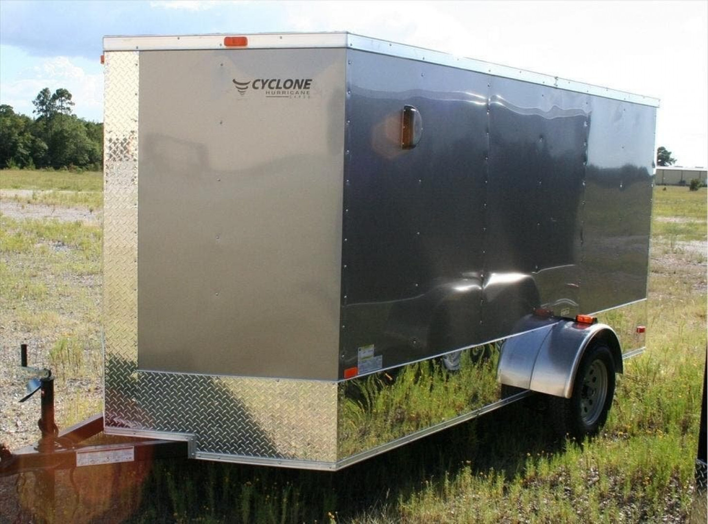 New 2026 Brand New All American Series 6x12 Single Axle, V-Nosed Enclosed Trailer Loaded