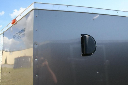 New 2026 Brand New All American Series 6x12 Single Axle, V-Nosed Enclosed Trailer Loaded