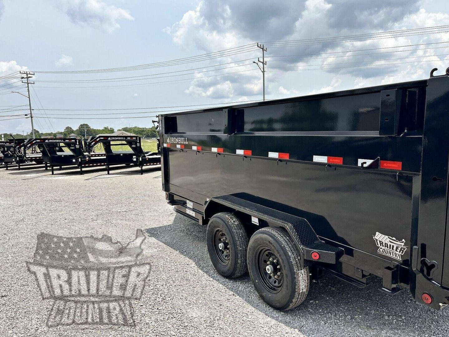 New 2026 NEW 7' x 16' Iron Bull 3-Stage Telescopic Hoist Hydraulic Dump Trailer w/ 48" High Sides