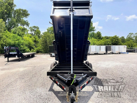 New 2026 NEW 7' x 16' Iron Bull 3-Stage Telescopic Hoist Hydraulic Dump Trailer w/ 48" High Sides
