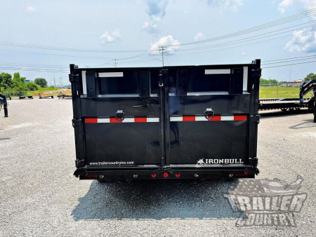 New 2026 NEW 7' x 16' Iron Bull 3-Stage Telescopic Hoist Hydraulic Dump Trailer w/ 48" High Sides