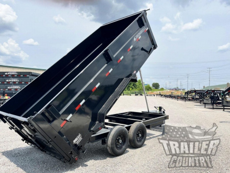 New 2026 NEW 7' x 16' Iron Bull 3-Stage Telescopic Hoist Hydraulic Dump Trailer w/ 48" High Sides
