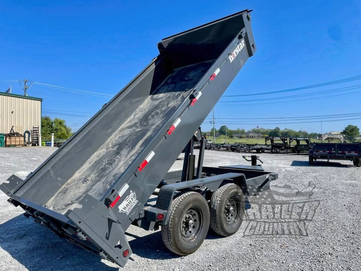 New 2026 NEW 7x14 Dump, 10 Gauge Floor, Charger, Tarp Kit, Barn Gate