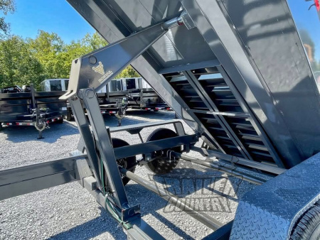 New 2026 NEW 7x14 Dump, 10 Gauge Floor, Charger, Tarp Kit, Barn Gate