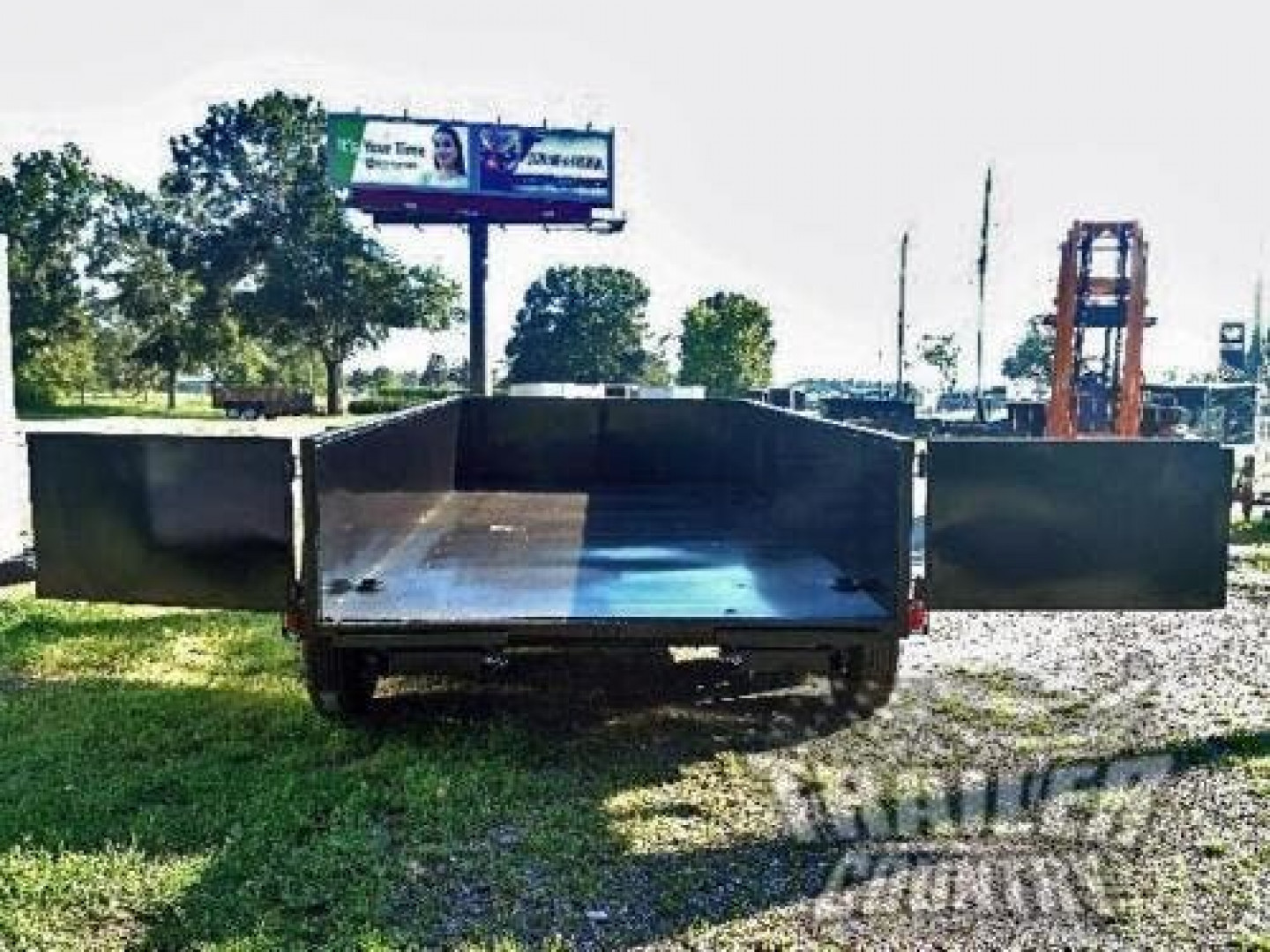 New Brand New Model 7'x14' Tandem Axle, Hydraulic Dump Trailer with Ramps