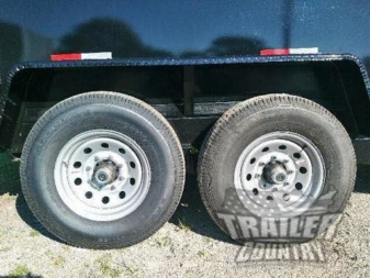 New Brand New Model 7'x14' Tandem Axle, Hydraulic Dump Trailer with Ramps