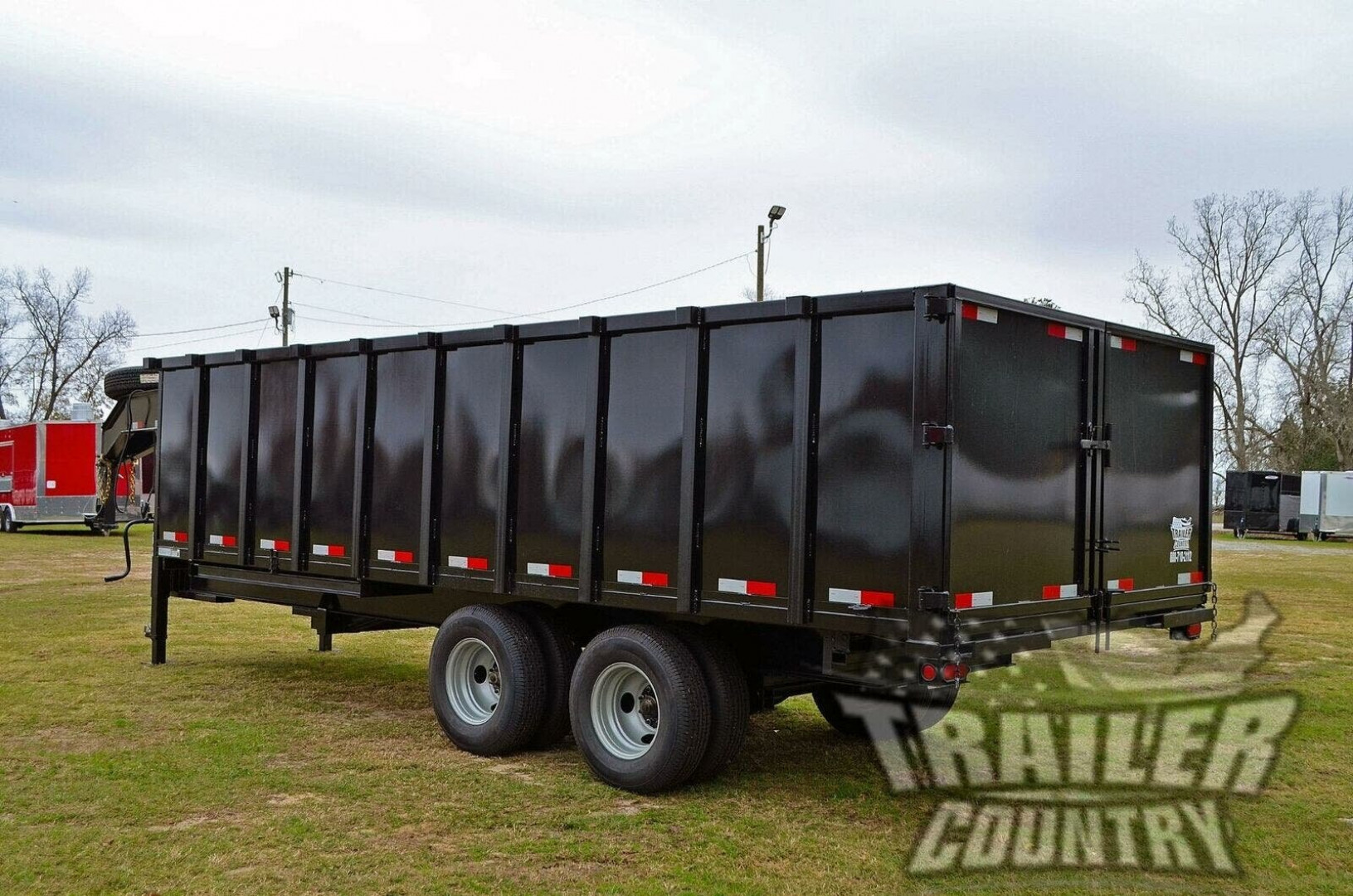 New Model 8'x20' Dual Tandem Axle, Hydraulic Dump Trailer w/ 48" High Sides