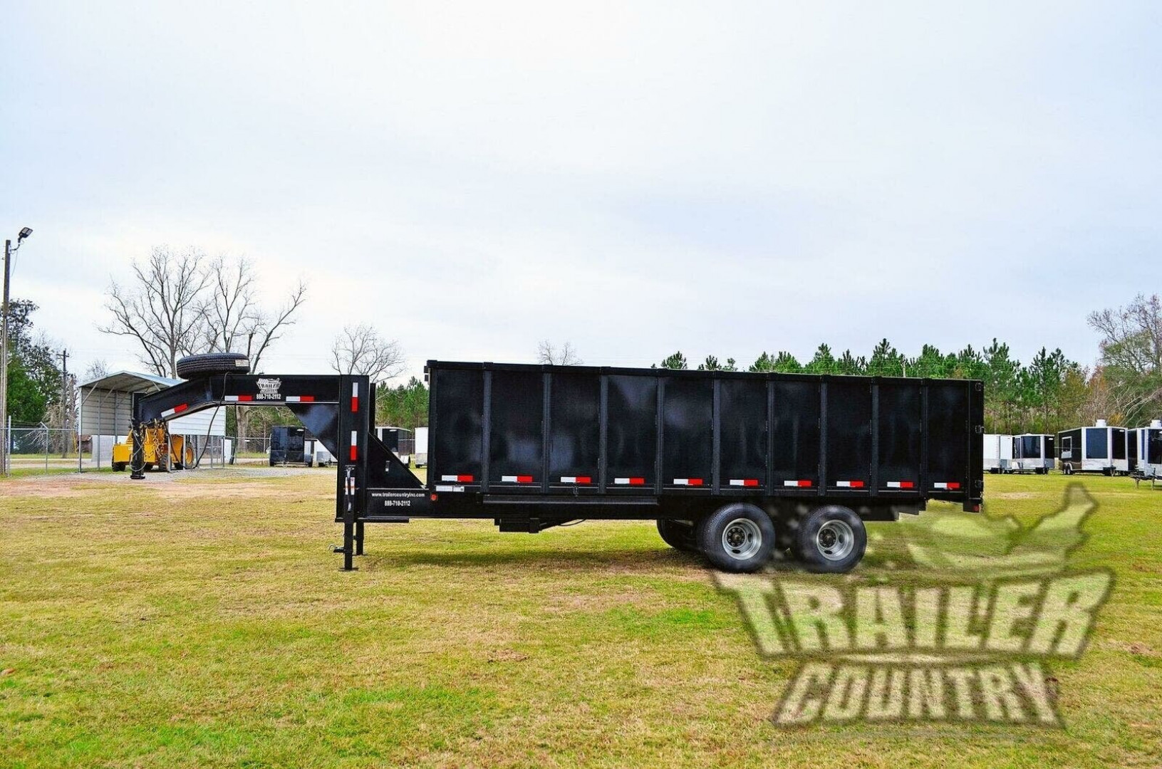 New Model 8'x20' Dual Tandem Axle, Hydraulic Dump Trailer w/ 48" High Sides