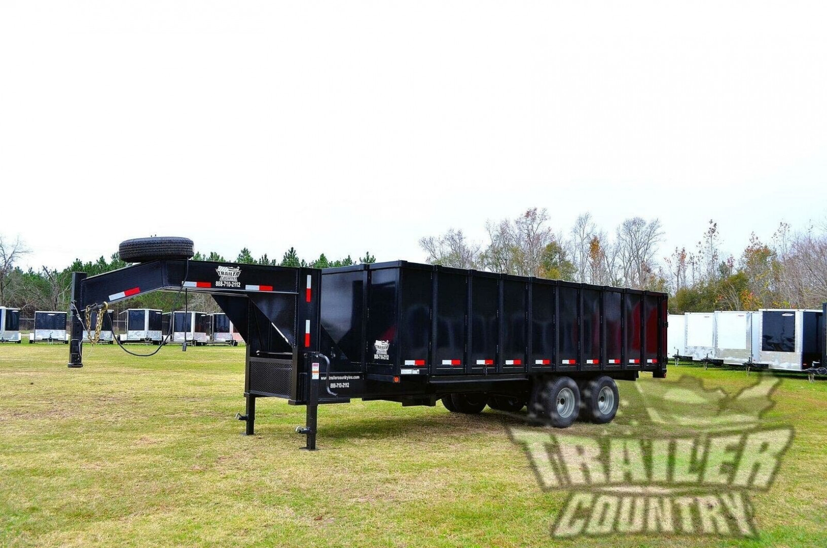New Model 8'x20' Dual Tandem Axle, Hydraulic Dump Trailer w/ 48" High Sides