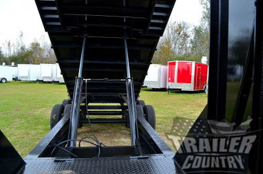 New Model 8'x20' Dual Tandem Axle, Hydraulic Dump Trailer w/ 48" High Sides