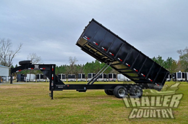 New Model 8'x20' Dual Tandem Axle, Hydraulic Dump Trailer w/ 48" High Sides