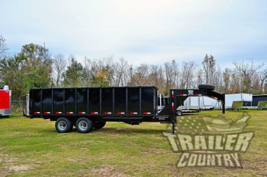 New Model 8'x20' Dual Tandem Axle, Hydraulic Dump Trailer w/ 48" High Sides