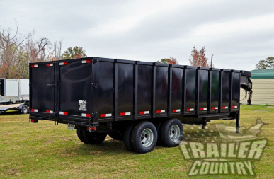 New Model 8'x20' Dual Tandem Axle, Hydraulic Dump Trailer w/ 48" High Sides
