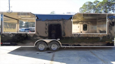 New Brand new 8.5x26 Concession/Food Vending Trailer w/ Rear Cooking BBQ Area