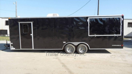 New 2026 Brand new 8.5x26 Concession/Food Vending Trailer w/ Rear Cooking BBQ Area