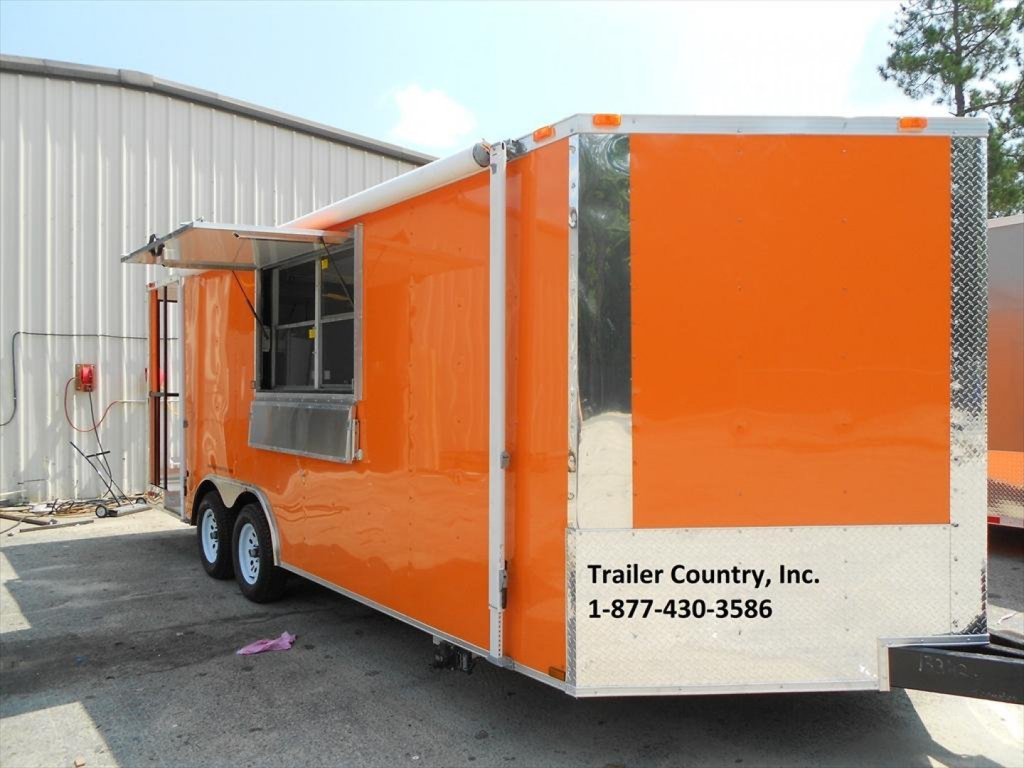 New 2026 NEW 8.5 x 20 ( 4FT Porch ) w/ Sinks, Electrical, Finished Interior. A/C. Awning & More