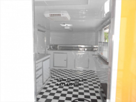 New 2026 NEW 8.5 x 20 ( 4FT Porch ) w/ Sinks, Electrical, Finished Interior. A/C. Awning & More