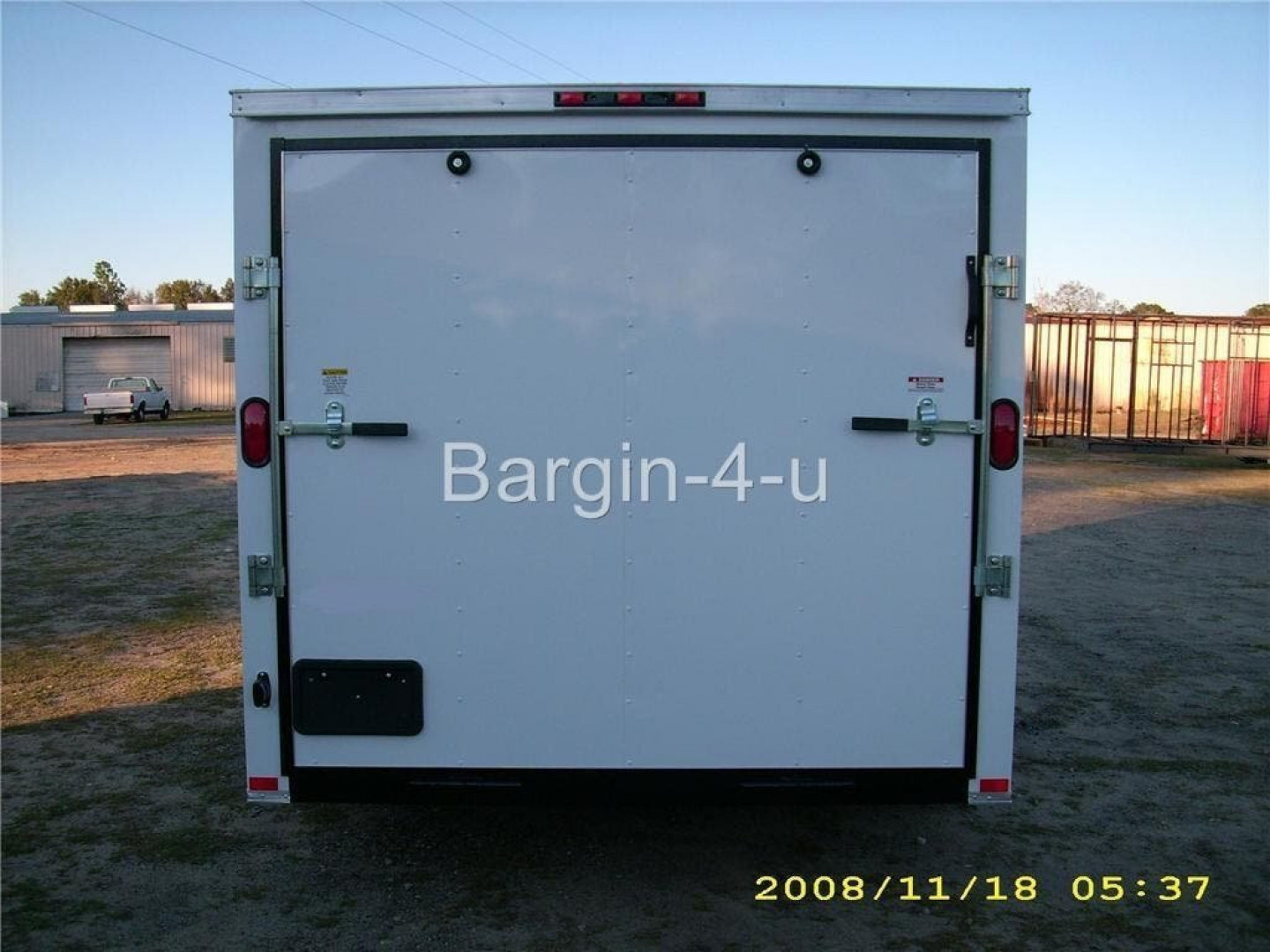 New 2026 Brand New 8.5x20 Tandem Axle, V-Nosed Enclosed Carhauler Trailer