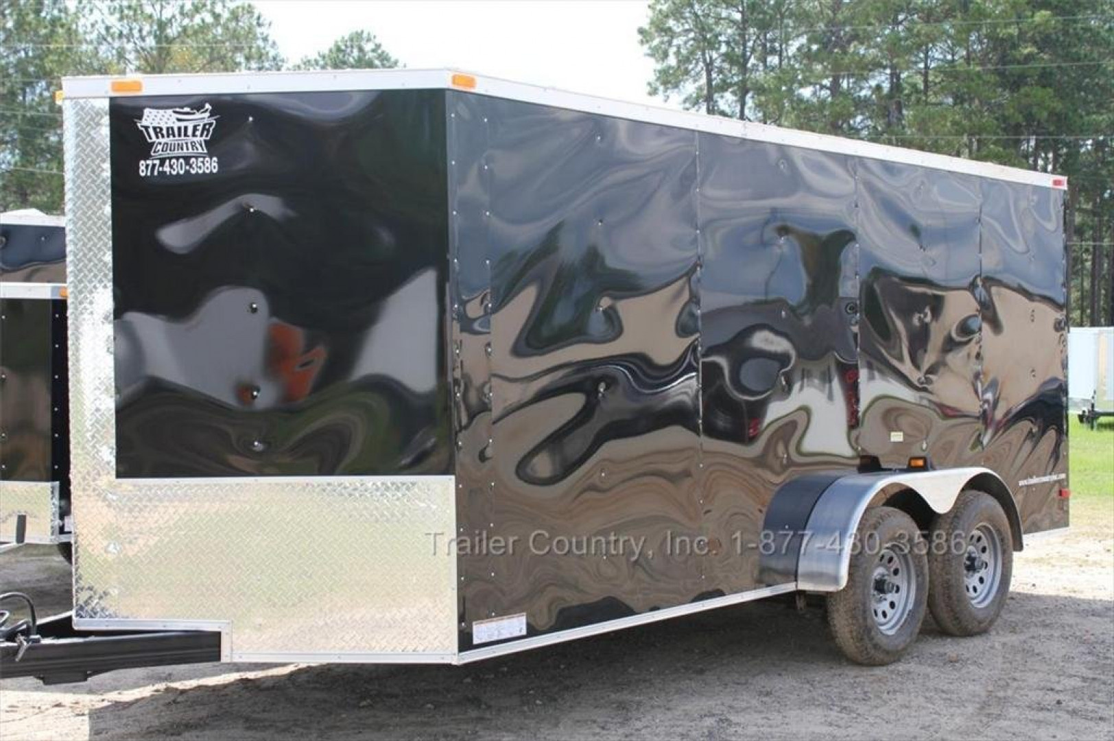 New 2026 South Georgia Cargo Brand New 7 X 16 Tandem Axle, V-Nosed Enclosed Motorcycle Cargo Trailer