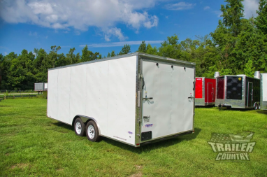 New NEW 8.5x20 Tandem Axle, Enclosed Car Hauler Trailer w/3,500 Axles **HOT SELLER**