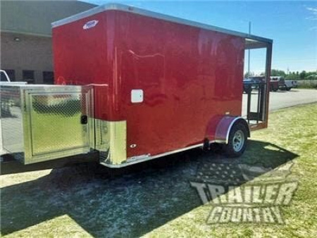 New 2026 NEW 6 X 14 Single Axle, Enclosed Mobile Kitchen Concession ~ Food Vending Trlr