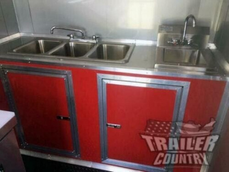 New 2026 NEW 6 X 14 Single Axle, Enclosed Mobile Kitchen Concession ~ Food Vending Trlr
