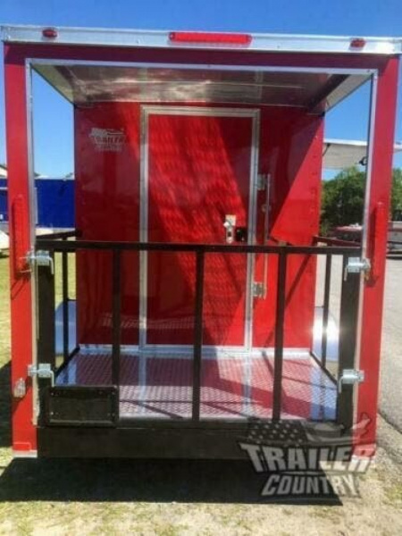 New 2026 NEW 6 X 14 Single Axle, Enclosed Mobile Kitchen Concession ~ Food Vending Trlr