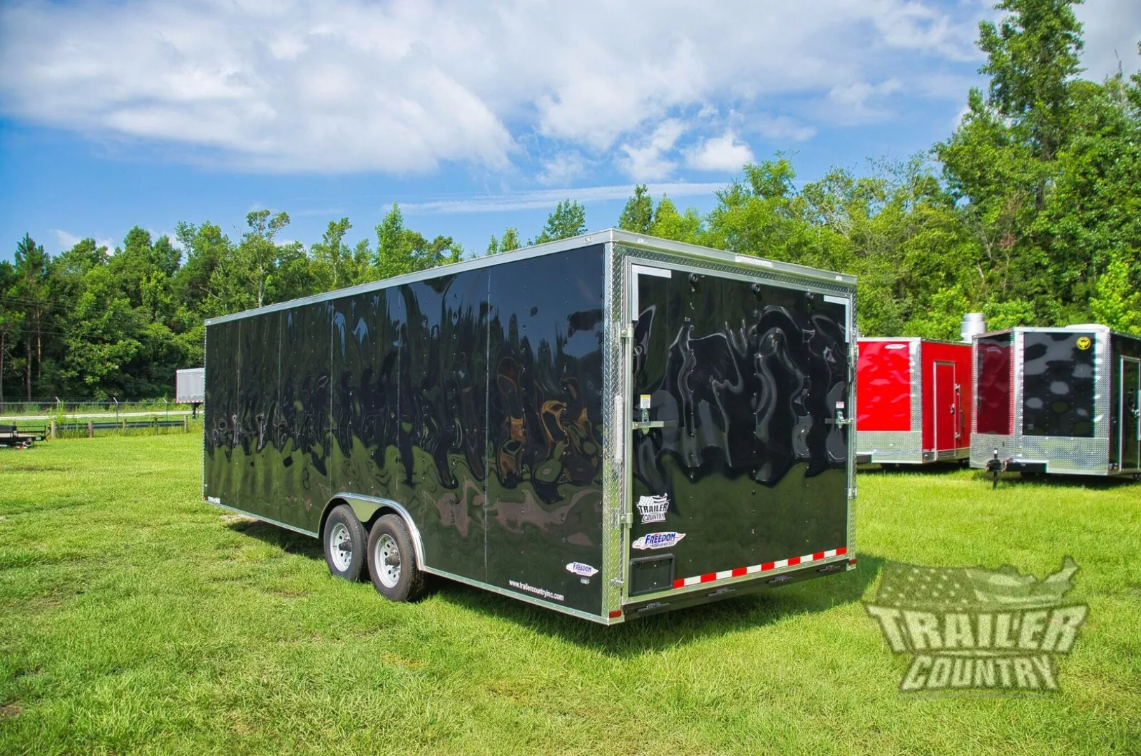 New NEW 8.5x24 w/5200# Dexter Axles. Ramp, and Heavy Duty Frame