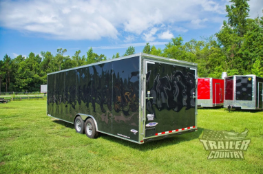 New NEW 8.5x24 w/5200# Dexter Axles. Ramp, and Heavy Duty Frame