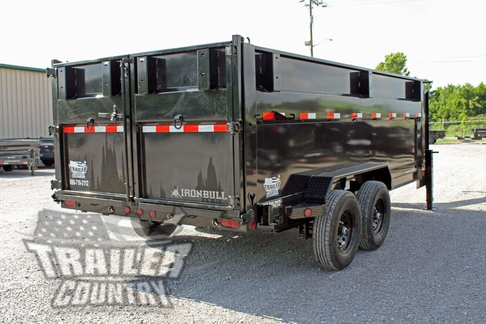 New Brand New Model 7'x16' Tandem Axle, Gooseneck, Scissor Hoist Hydraulic Dump