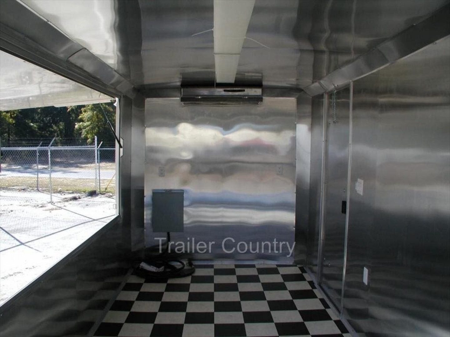 New 2026 NEW 7x20FT Concession w/Porch, 4FT Hood, 7FT Height, Concession Window