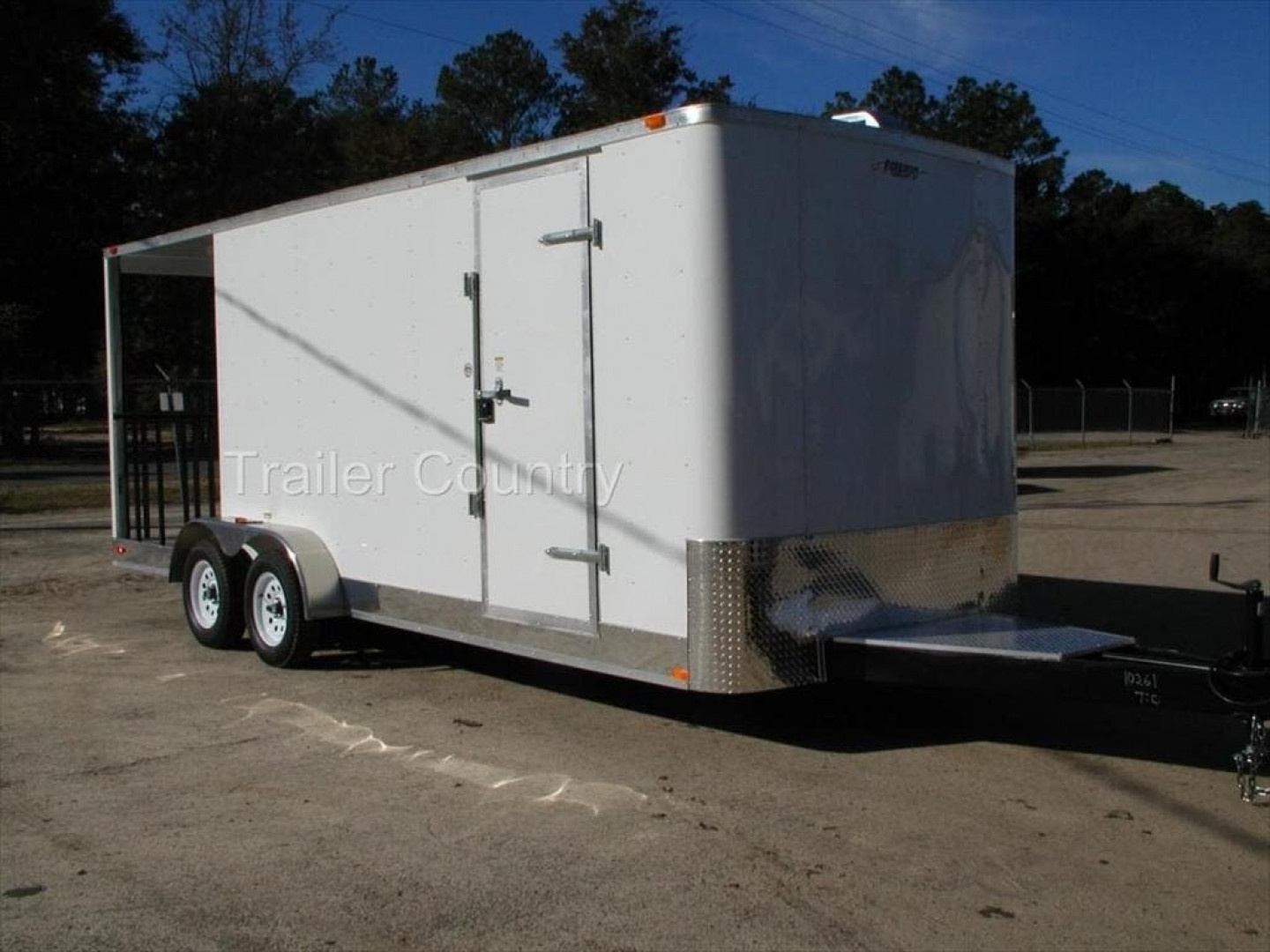 New 2026 NEW 7x20FT Concession w/Porch, 4FT Hood, 7FT Height, Concession Window