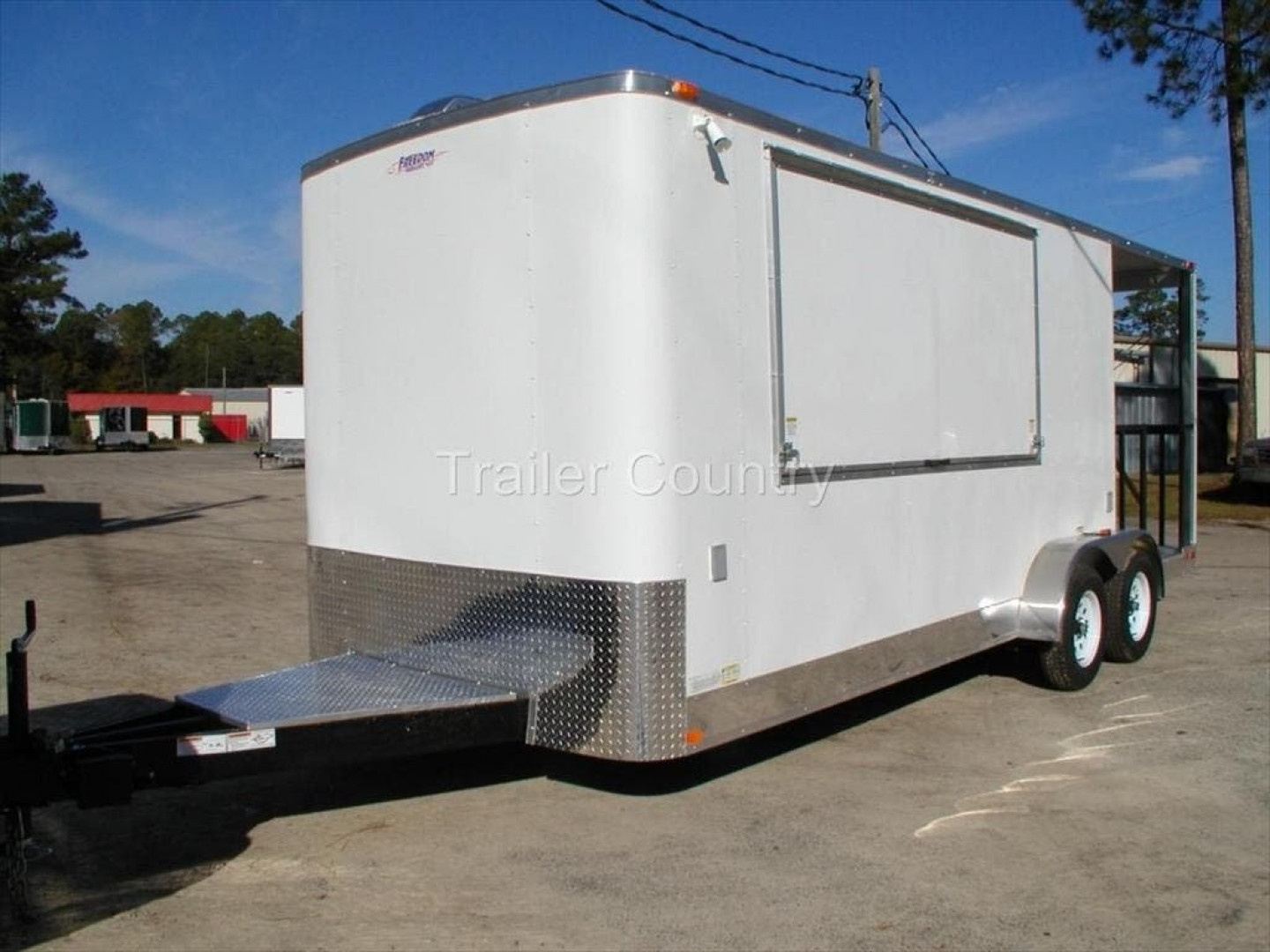 New 2026 NEW 7x20FT Concession w/Porch, 4FT Hood, 7FT Height, Concession Window